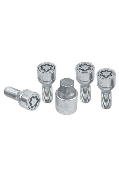 sicustar Set suruburi antifurt roti VN350, M12 x 1.25 x 50, hexagon, cheie 17...
