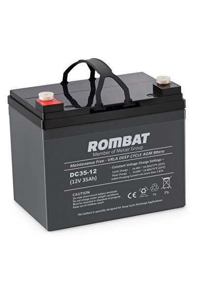 Rombat Baterie auto stationara DC35, tensiune 12V, amperaj 35 Ah, 196 x 131 x...