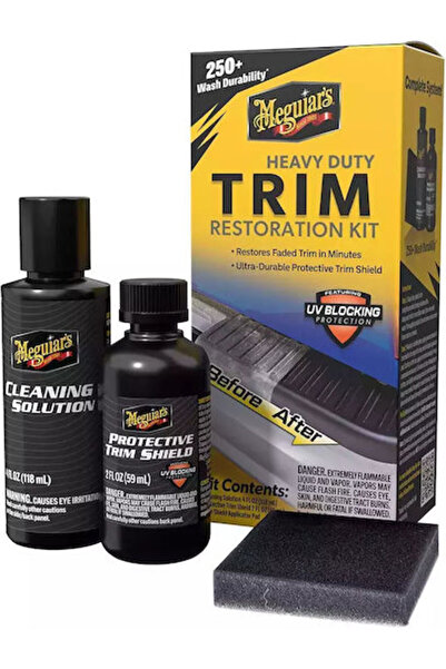 Meguiars Kit restaurare plastice exterioare G250100MG, pentru curatare si pro...