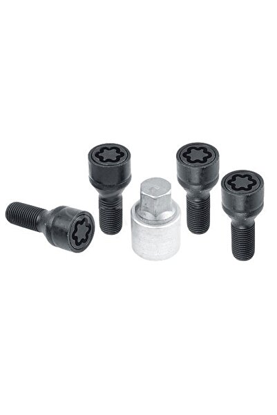 sicustar Set suruburi antifurt roti BVN148, M12 x 1.50 x 48, negre, hexagon, ...
