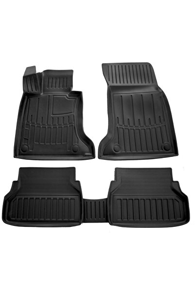 Umbrella Set covorase auto din cauciuc 105899, negru, pentru BMW 5 (E61) 2WD,...