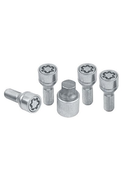 sicustar Set suruburi antifurt roti VN345, M12 x 1.25 x 45, hexagon, cheie 17...