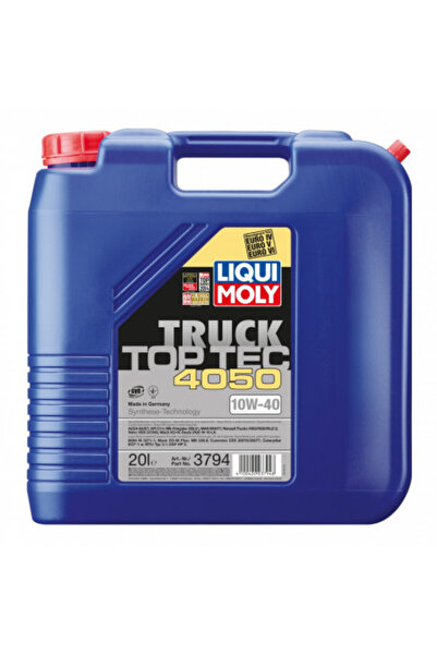 Liqui Moly Ulei de motor Top Tec Truck 10W40 4050 3794, volum 20 litri, sintetic