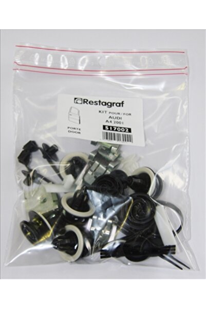 RESTAGRAF Set clipsuri montaj usa A517002, plastic, pentru Audi A4, 2001-