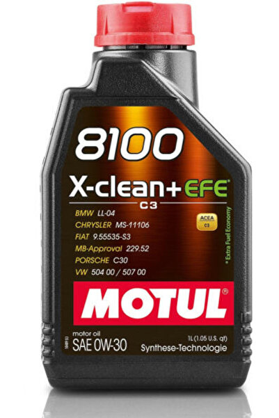 Motul Ulei de motor 8100 X-CLEAN+ EFE 0W30, volum 1 litru, sintetic