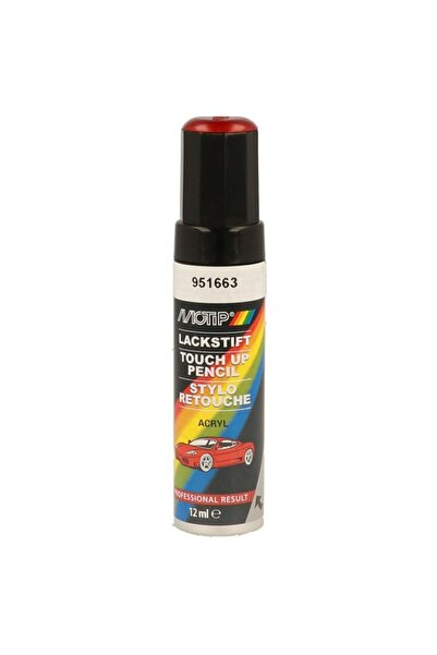 Motip Marker vopsea retus auto KOMPAKT LACKSTIFT Acryl 951663, culoare rosu, ...
