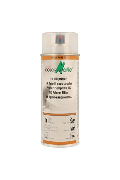 ColorMatic Spray grund 1K Primer Filler Light Grey HG2 882425, gri, 400 ml