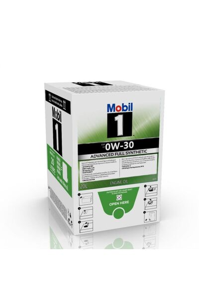 Mobil Ulei motor 1 ESP 0W30, volum 20 litri, sintetic, ambalat in cutie