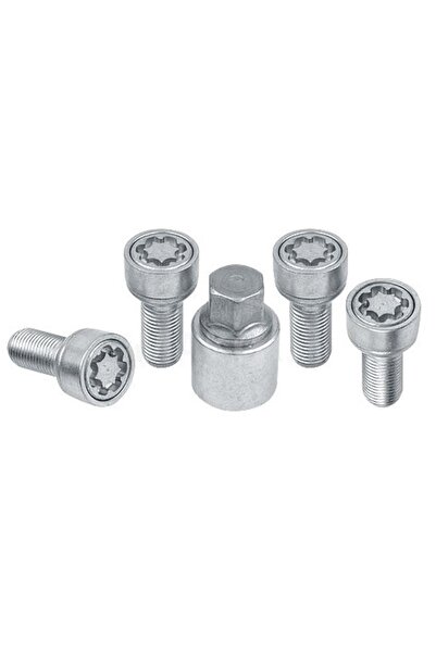 sicustar Set suruburi antifurt roti VN250R13, M12 x 1.50 x 50, hexagon, cheie...