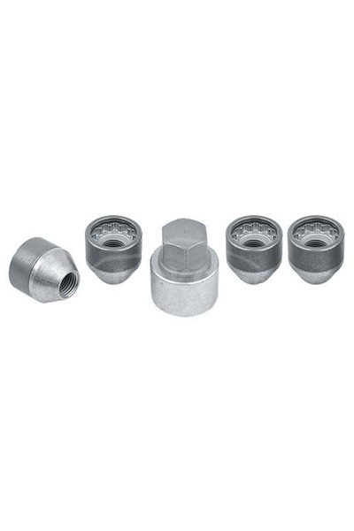 sicustar Set suruburi antifurt roti EN115GM21, M12 x 1.50 x 25, hexagon, chei...