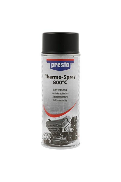 Presto Spray vopsea termorezistenta 428726EUA, 800 grade C, negru mat