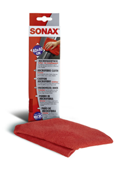 Sonax Laveta pentru suprafete exterioare 416200, 40 x 40 cm, rosu
