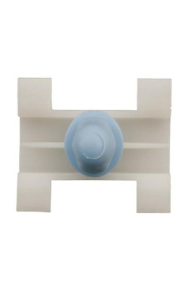 JBM Set 8 clipsuri auto 13143, din plastic, alb