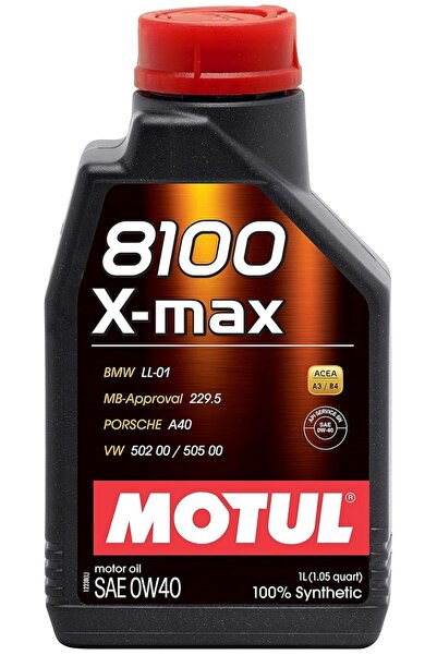 Motul Ulei de motor 8100 X-MAX 0W40, volum 1 litru, complet sintetic