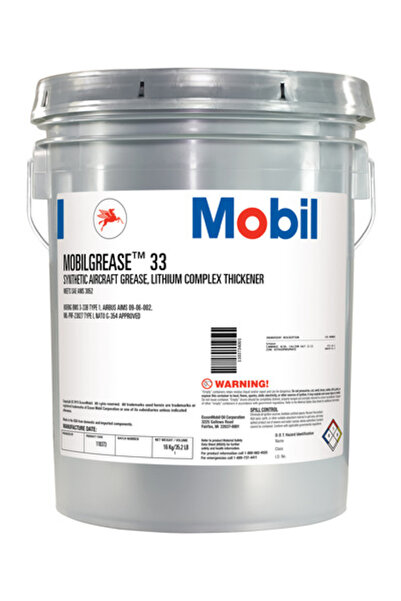 Mobil Vaselina Grease 33, găleată, recipient galeata, 16 kg