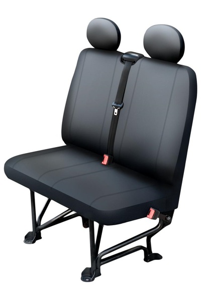 CarPassion Husa pentru bancheta auto 30201CP, din piele ecologica, pentru dub...