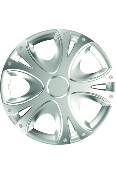 Mega Drive Set 4 capace roti auto Dynamic 78470, 13 inch, plastic ABS, argintii