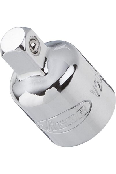 Vigor Adaptor reductor clichet V2071, filet pătrat de 3/8 inch, finisaj cromat