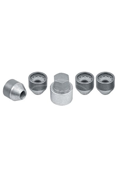 sicustar Set piulite antifurt roti EN415GM21, M14 x 1.50 x 25, hexagon, cheie...