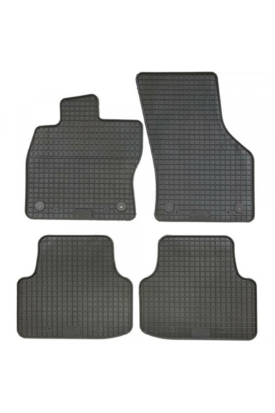 PETEX Set 4 covorase auto din cauciuc 80010PX, negru, pentru Seat Cupra Forme...