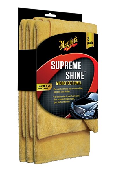 Meguiars Set 3 lavete indepartare polish Supreme Shine Microfiber Towels X202...
