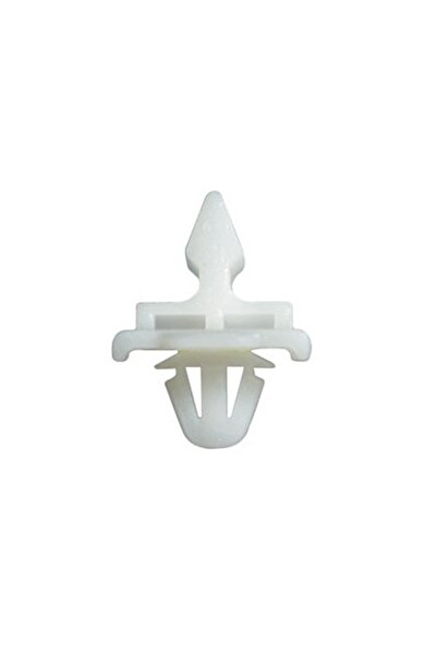RESTAGRAF Set 12 clipsuri auto A1444, 6.2 mm, plastic, alb, pentru fixare ban...