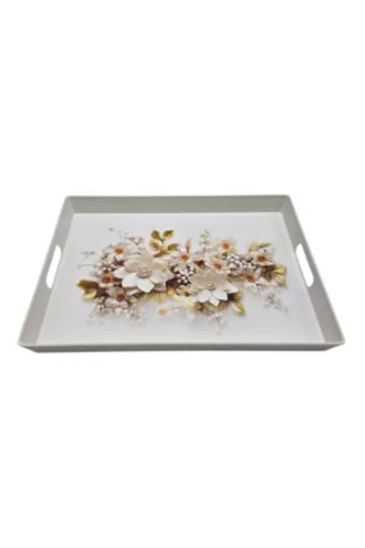 Generic Brand BELMA Decorative Tray, Elegant for Serving, Organizing and Home...