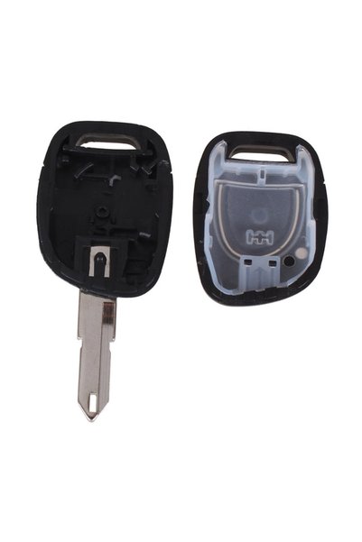 OEM Carcasă cheie cu 1 buton, model fără suport pentru baterie, compatibilă cu Renault Symbol