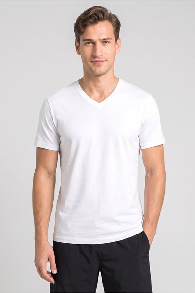 SKECHERS Men Sportswear Fit Short Sleeve Outdoor T-Shirt, White