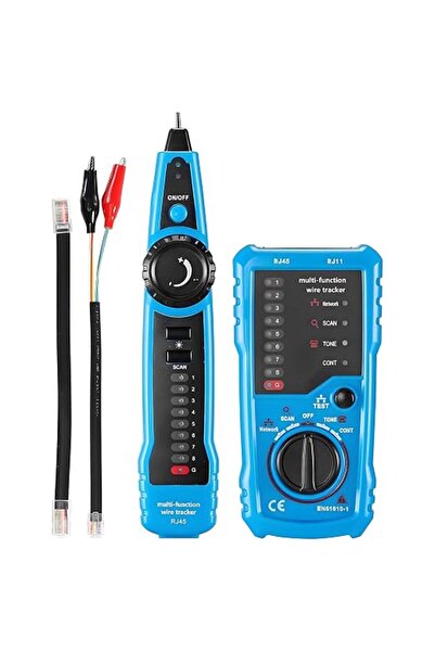 GENERAL جهاز اختبار كابلات الشبكة متعدد الوظائف لتتبع RJ11 وRJ45، طقم أدوات ل...