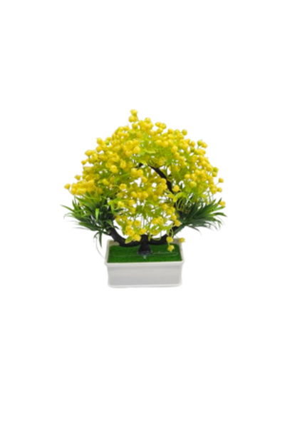 Generic Brand Ghiveci Decorativ cu Flori Artificiale – Plantă Artificială pen...