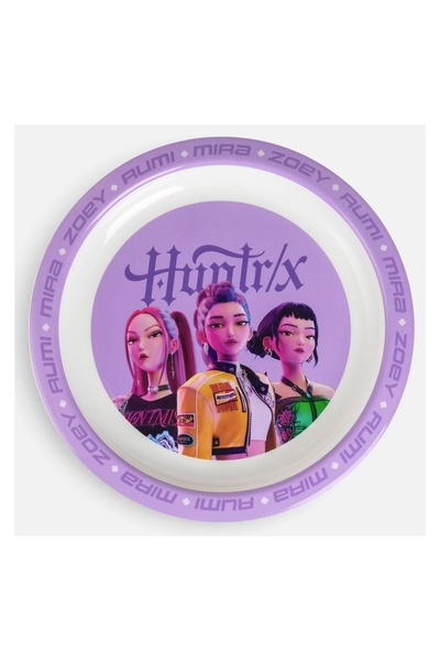 OEM Farfurie Copii K-POP din Plastic, Ø21,5cm, pentru Servirea Mesei