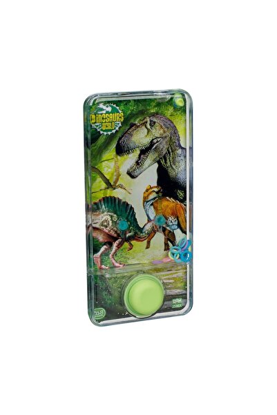 OEM Joc cu Apă Water Game Dinozaur 7x1x13,5cm, Cerculețe Colorate și Buton