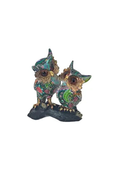 Generic Brand Figurine 1 Decorative Owl – 19 cm, Colorful Design, Symbol of F...