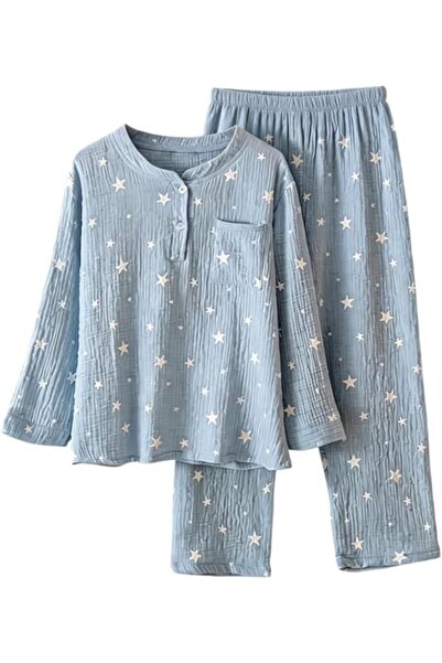 GENERAL Kids Double Layer Gauze Pajamas Unisex for Boys & Girls Skin-Friendly...