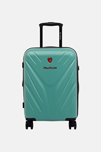 Tonino Lamborghini 21,7 Inch Hard Shell Cabin Spinner Luggage, Olive