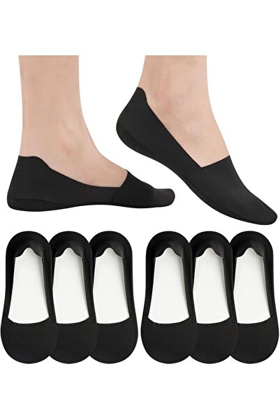GENERAL 6 Pairs No Show Socks for Women, Low Cut Invisible Ice Silk socks, Br...
