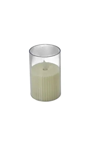 Generic Brand Διακοσμητικό κερί LED με διαφανή θήκη – 7,5x12,5 εκ., Ρεαλιστικ...
