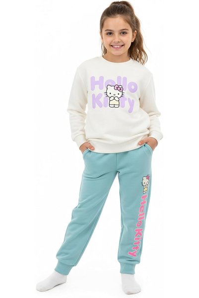 SANRIO Hello Kitty Puff Printed Girls Jogger Set