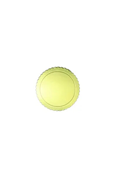 Generic Brand Decorative Round Cardboard Tray 29 cm – Glossy Look, Wavy Edge,...