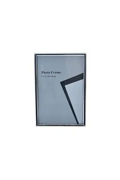 Generic Brand Cadru foto decorativ 10x15 cm (4x6 inch), ramă subțire argintie...