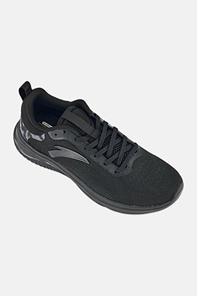 Anta Men Cross Camouflage Lace Up Training Shoes, Black