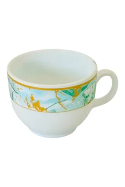 Generic Brand Round ceramic mug with handle, "Majestic Forest" decoration, ca...
