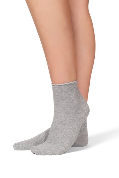 ASDEN Women's Non-Elastic 3-Piece Seamless Premium Socks / Non-Marking / Non-Tightening Socks / 36-40