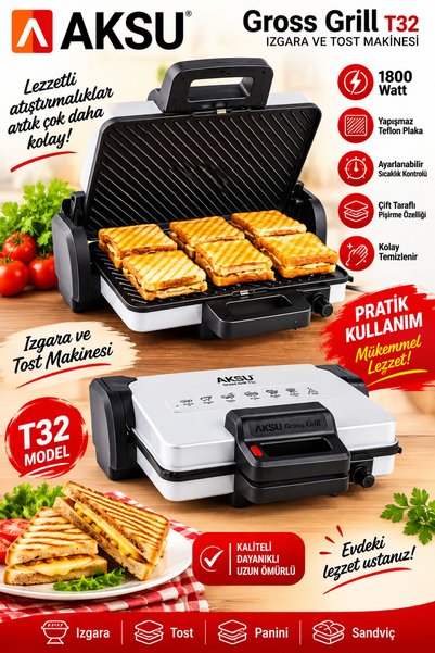 AKSUU AKSU GROSS GRİLL T32