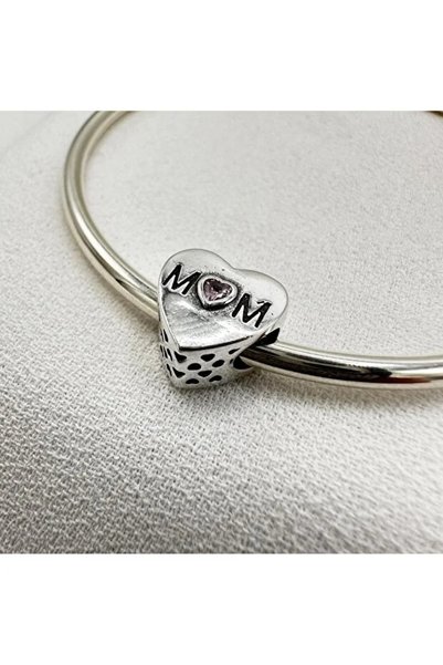 ELADORA Mom Silver Charm