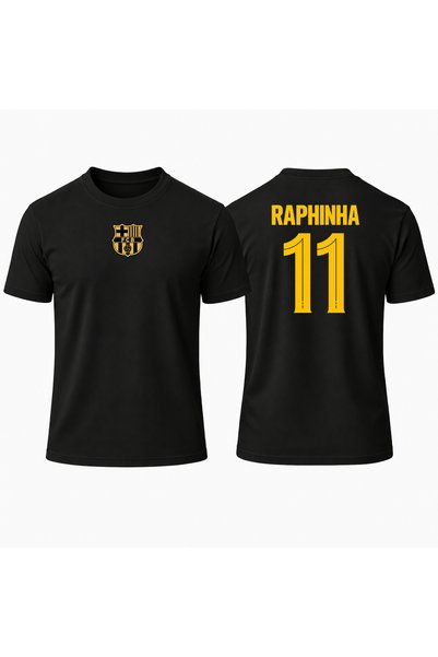 awe Raphinha 11 Barcelona city Çift Taraflı Baskılı Tişört, Tüm Bedenler İçin...