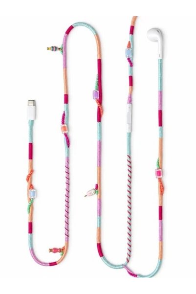 Happy-Nes Sorbet Boncuklu USB-C Konektörlü İphone Uyumlu Kulaklık