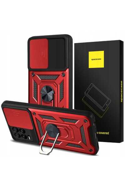 spacecase Husă Camring Realme 8/8 Pro roșie