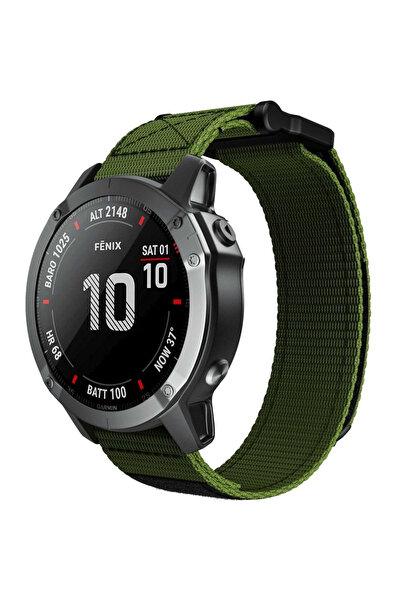 XGSM Curea din nailon pentru Garmin 26mm, Verde